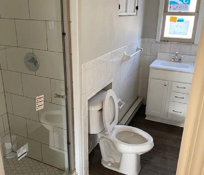 Restoration of Bathroom After Housefire